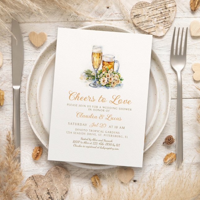 Bienvenue à l'amour des couples Invitation Wedding (Créateur téléchargé)