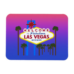 Bienvenue à Las Vegas Sign #3 Magnet