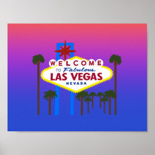 Bienvenue à Las Vegas Sign #3 Poster