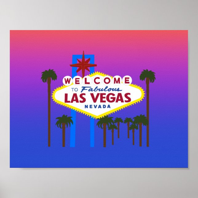 Bienvenue à Las Vegas Sign #3 Poster (Devant)