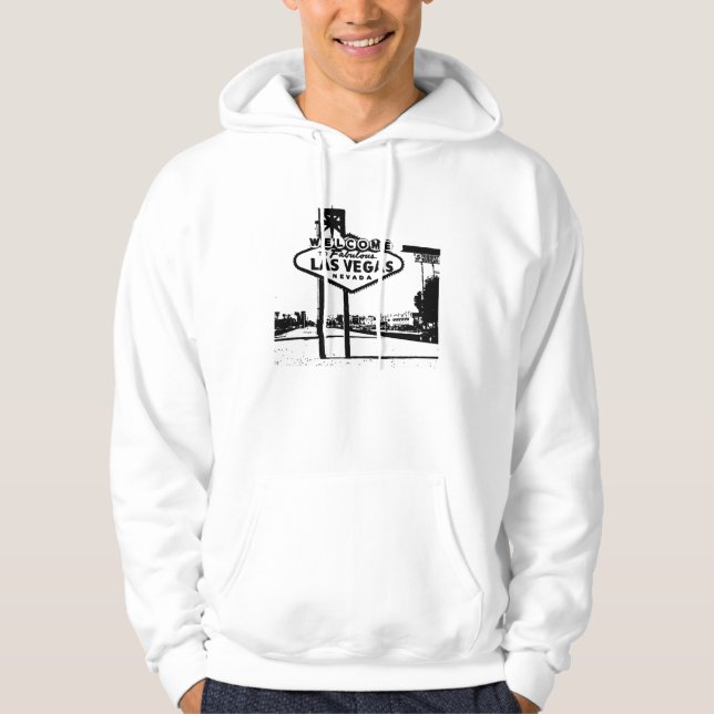 Bienvenue à Las Vegas Vector Graphic Sweat - shirt (Devant)