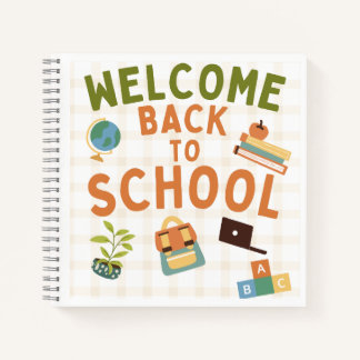 Bienvenue à l'école Cahier Mignon