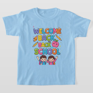 BIENVENUE À L'ÉCOLE - T-shirt Enfants colorés