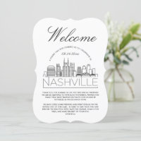 Bienvenue à Nashville | Invitation Détails Invités