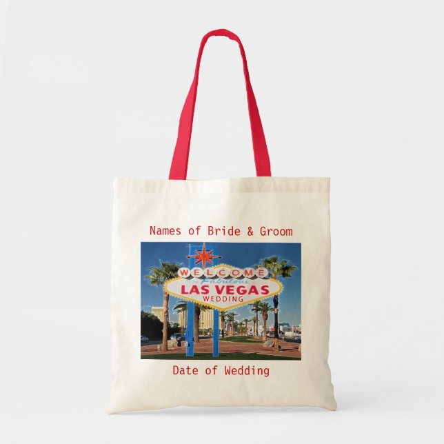 Bienvenue À Notre Fabrique Sac MARIAGE Las Vegas (Devant)