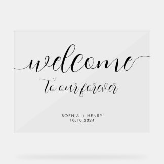 Bienvenue à notre Mariage de l'étranger
