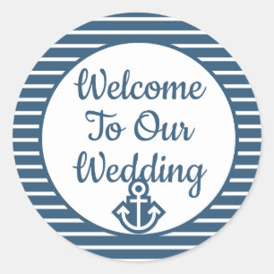 Bienvenue À Notre Sticker Mariage