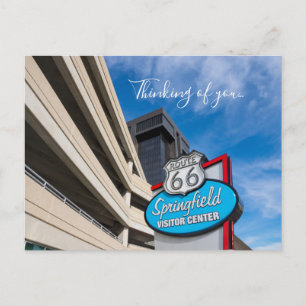 Bienvenue À Springfield MO Pensée De Vous Carte Po