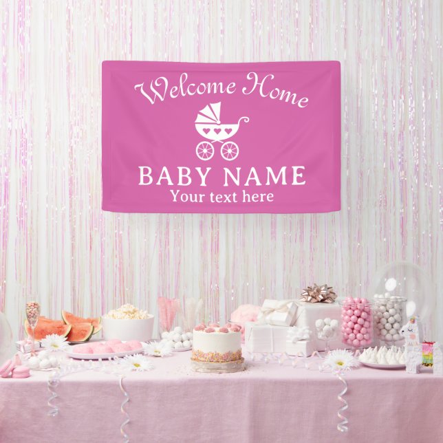 Bienvenue Accueil Bannière de décoration bébé (Fête)