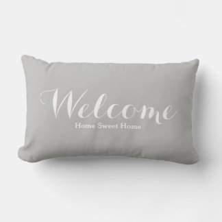 Bienvenue Accueil Sweet Home Coussin décoratif