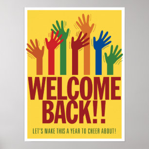 Bienvenue. Affiche ASL.