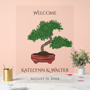 Bienvenue au Mariage japonais Bonsai Tree