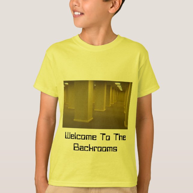 Bienvenue Au T-Shirt Pour Enfants Backrooms (Devant)