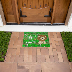 Bienvenue au tapis de porte Jungle