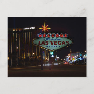 Bienvenue aux cartes postales Fabulous Las Vegas