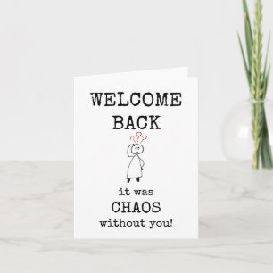 Bienvenue, Chaos Sans Toi, Carte