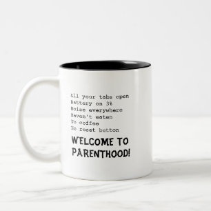 Bienvenue chez les parents de café Mug