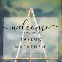 Bienvenue dans le texte noir personnalisé mariage
