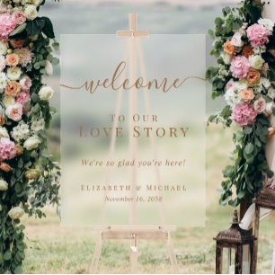 Bienvenue dans notre histoire d'amour Mariage givr
