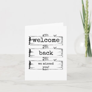 Bienvenue de retour, nous avons manqué votre carte