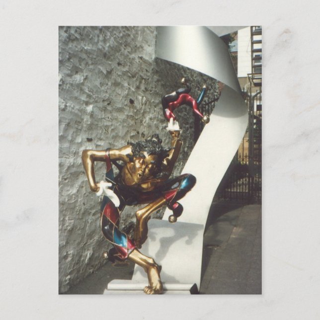 Bienvenue ein La Ville De Quebec! Postkarte (Vorderseite)