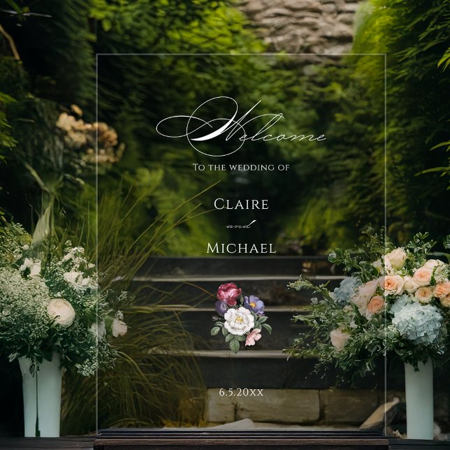 Bienvenue en calligraphie florale (Créateur téléchargé)