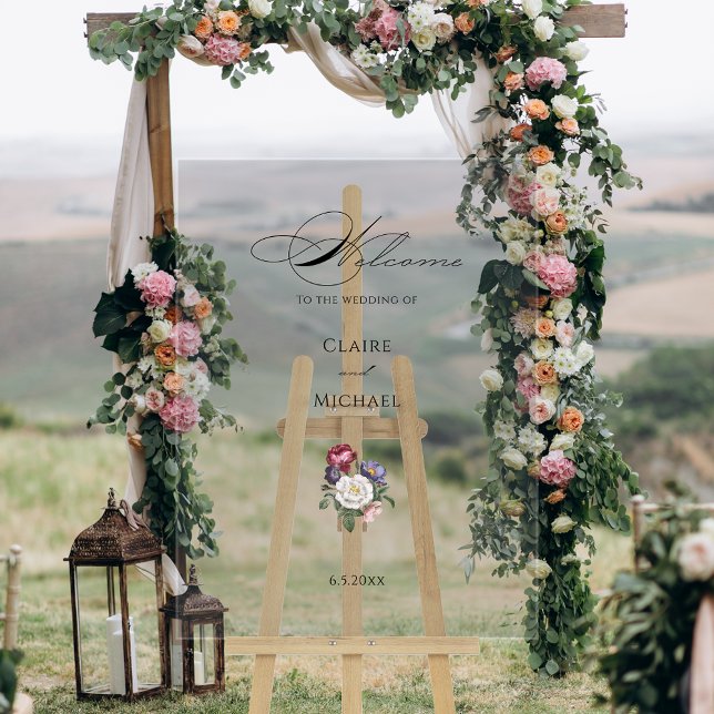 Bienvenue en calligraphie florale (Créateur téléchargé)