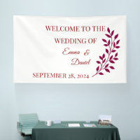 Bienvenue Floral. Grad. Bannière bébé | Décor pers