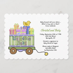 Bienvenue Invitation Wagon
