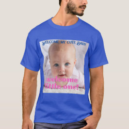 Bienvenue Mon T-shirt Baby shower mignon