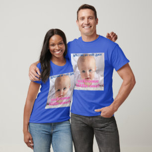 Bienvenue Mon T-shirt Baby shower mignon