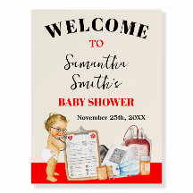 Bienvenue Petit Docteur Baby shower