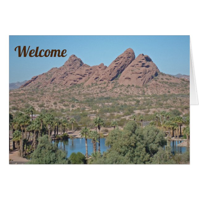 Bienvenue Phoenix Arizona Red Rock Photo House Inv (Devant horizontal)