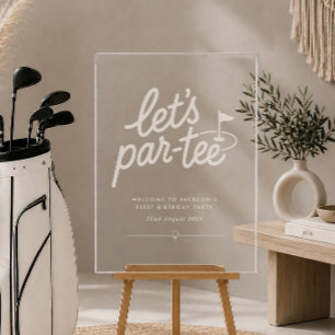 Bienvenue pour le 1er anniversaire de golf Lets Pa
