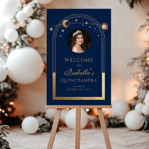 Bienvenue pour Quinceañera de naissance Bleu Céles