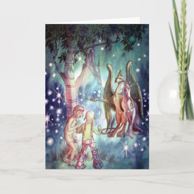 Bienvenue sur la carte de voeux Fairyland (Devant)