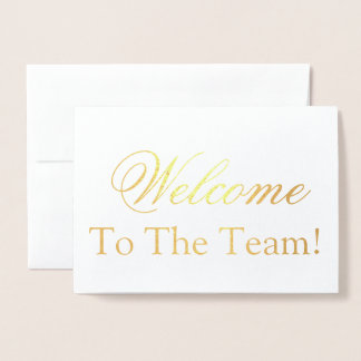 Bienvenue Sur La Carte Foil Team