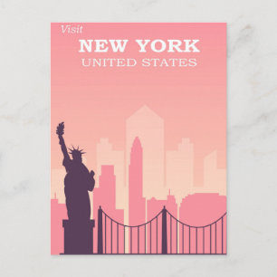 Bienvenue sur la carte postale de New York