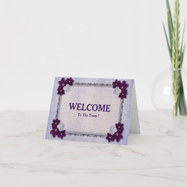 Bienvenue Sur La Carte Postale Team (Devant)