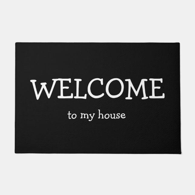 Bienvenue sur le tapis de porte de ma maison (Devant)