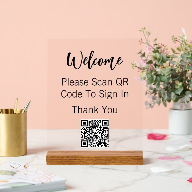 Bienvenue Veuillez Analyser le code QR pour vous c (Mariage)