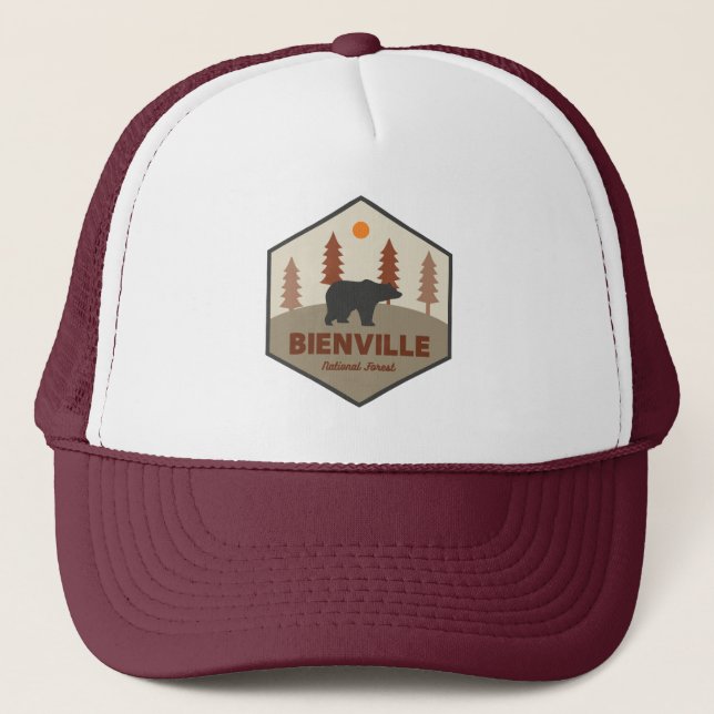 Bienville National Forest Bear Truckerkappe (Vorderseite)