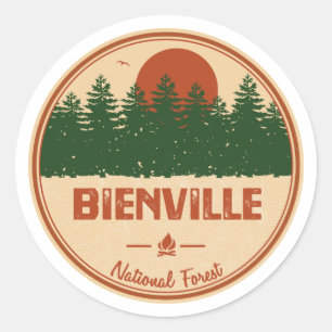 Bienville National Forest Runder Aufkleber