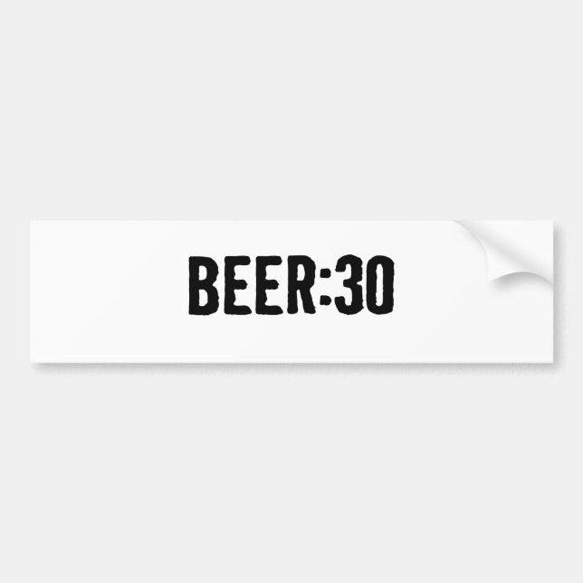 Bier:30 Autoaufkleber (Vorne)