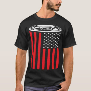 Bier Amerikanische Flagge 4. Juli Männer Frauen Me T-Shirt