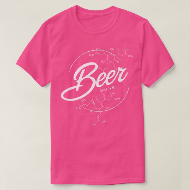 Bier Analyst Funny Beer T-Shirt (Design vorne)