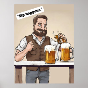 Bier-Angebot Poster