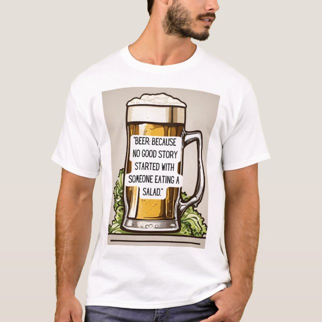 Bier-Angebot T-Shirt (Vorderseite)