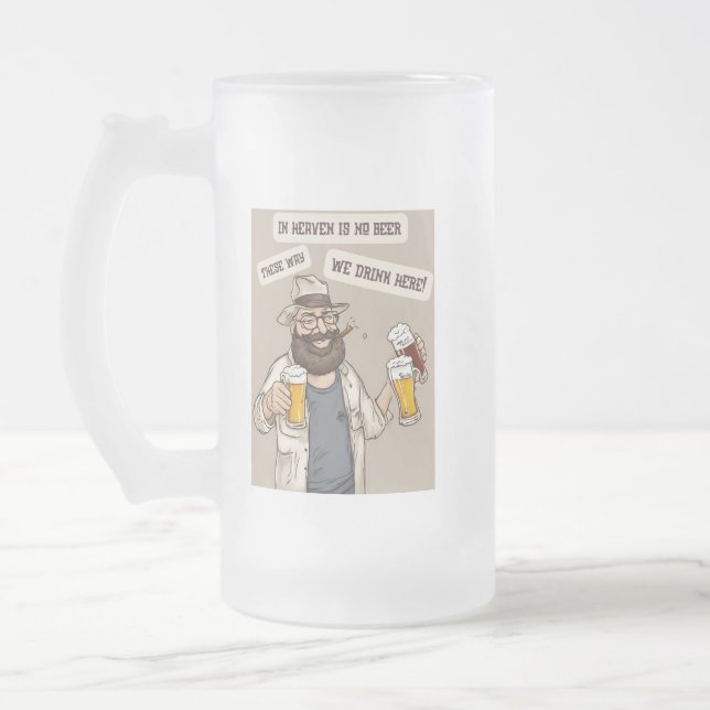 Bier-Angebote Mattglas Bierglas (Links)