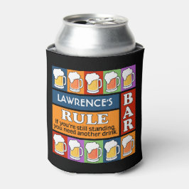 BIER Bar Pop Art kundenspezifische Monogramm Geträ Dosenkühler